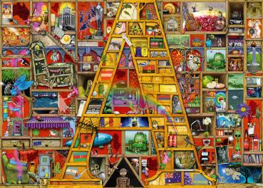 1000 Teile Ravensburger Puzzle Awesome Alphabet "A" 12000333