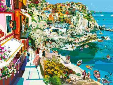 1500 Teile Ravensburger Puzzle Verliebt in Cinque Terre 12000430