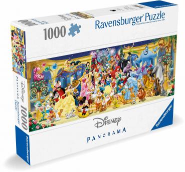 1000 Teile Ravensburger Puzzle Panorama Disney Classics Disney Gruppenfoto 12000444