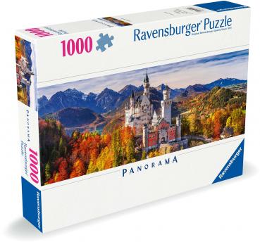 1000 Teile Ravensburger Puzzle Panorama Deutschland Collection Schloss in Bayern 12000445