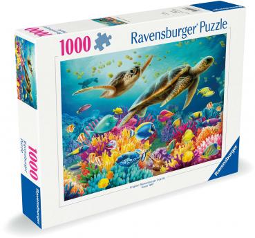 1000 Teile Ravensburger Puzzle Blaue Unterwasserwelt 12000577