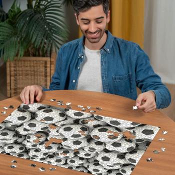 1000 Teile Ravensburger Puzzle Challenge Fußball 12000615