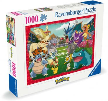 1000 Teile Ravensburger Puzzle Pokémon Kräftemessen 12000628