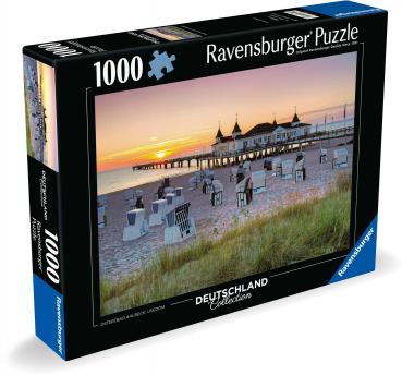 1000 Teile Ravensburger Puzzle Deutschland Collection Ostseebad Ahlbeck, Usedom 12000644