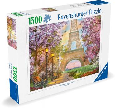 1500 Teile Ravensburger Puzzle Verliebt in Paris 12000694