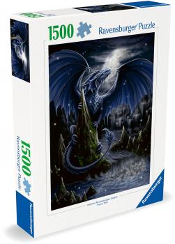 1500 Teile Ravensburger Puzzle Der Schwarzblaue Drache 12000731