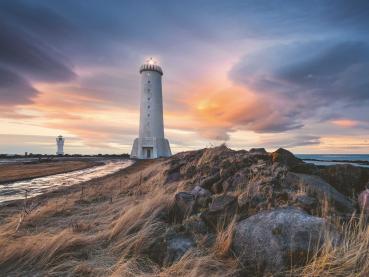 1500 Teile Ravensburger Puzzle Magische Stimmung über dem Leuchtturm von Akranes, Island 12000732