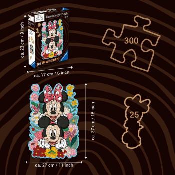 300 Teile Ravensburger Puzzle Wooden Holz Disney Mickey & Minnie 12000762