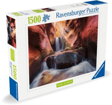 1500 Teile Ravensburger Puzzle Der Wasserfall im Red Canyon 12000801