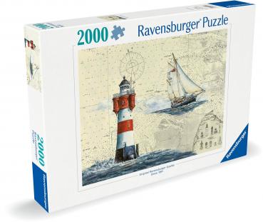 2000 Teile Ravensburger Puzzle Romantischer Leuchtturm 12000804