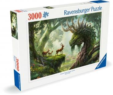 3000 Teile Ravensburger Puzzle Der Walddrache erwacht 12000808