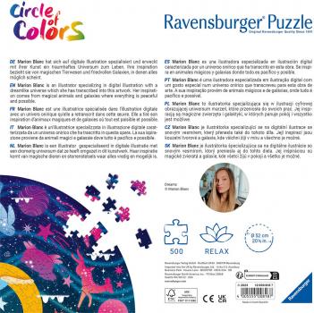 500 Teile Ravensburger Puzzle rund Circle of Colors Dreams 12000818