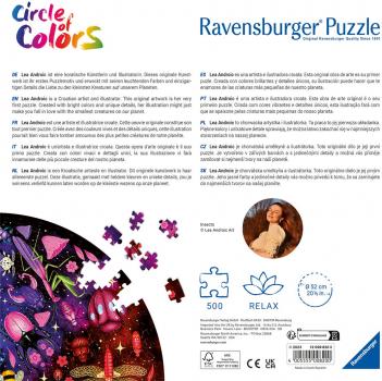 500 Teile Ravensburger Puzzle rund Circle of Colors Insekten 12000820