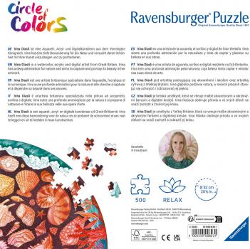 500 Teile Ravensburger Puzzle rund Circle of Colors Seashells 12000823