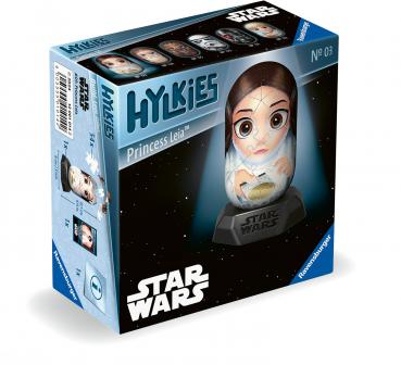 54 Teile Ravensburger 3D Puzzle Star Wars Hylkies Princess Leia 12001014