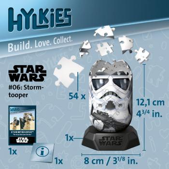 54 Teile Ravensburger 3D Puzzle Star Wars Hylkies Stormtrooper 12001017