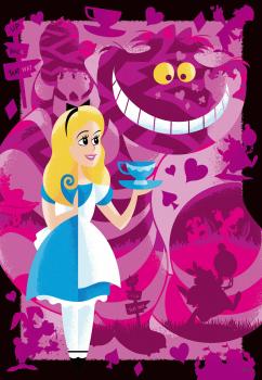 300 Teile Ravensburger Puzzle Disney 100 Collection Alice 12001046