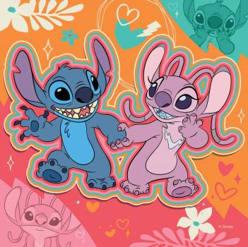 3 x 49 Teile Ravensburger Kinder Puzzle Disney Stitch Einfach nur spielen 12001070