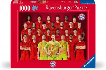 1000 Teile Ravensburger Puzzle FC Bayern München Saison 2024/25 12001221