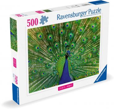 500 Teile Ravensburger Puzzle Peacock 12001332