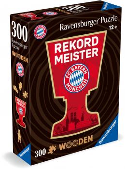 300 Teile Ravensburger Puzzle Wooden Holz FC Bayern München konturgestanzt 12001342