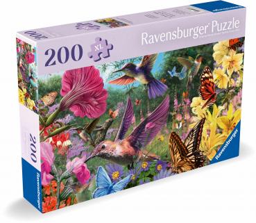 200 Teile Ravensburger Puzzle Feel & Well Kolibris und Schmetterlinge 12001369