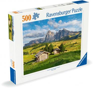 500 Teile Ravensburger Puzzle Dolomitenidyll of Siusi 12001383