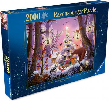 2000 Teile Ravensburger Puzzle Christmas in the Woods 12001417