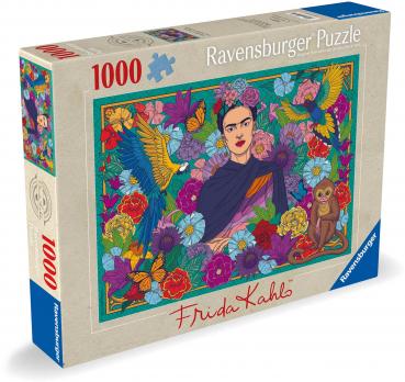 1000 Teile Ravensburger Puzzle Frida Kahlo's Paradise Parrot, Monkey and Blooms 12001475