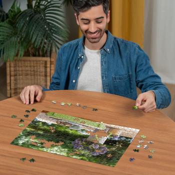 500 Teile Ravensburger Puzzle Landlust Blumengruß am Gartentisch 12001633