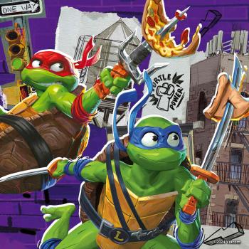 3 x 49 Teile Ravensburger Kinder Puzzle Ninja Turtles 12004012