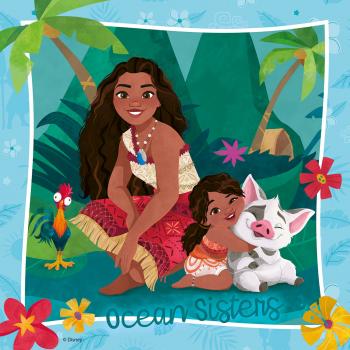 3 x 49 Teile Ravensburger Kinder Puzzle Disney Vaiana 2 Auf, zu neuen Abenteuern 12004102