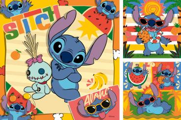 3 x 49 Teile Ravensburger Kinder Puzzle Disney Stitch 12004114