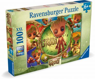 100 Teile Ravensburger Kinder Puzzle XXL Marvel Avengers Wir sind Groot! 12004128