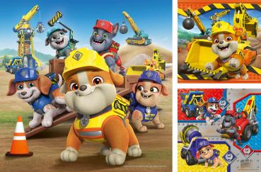 3 x 49 Teile Ravensburger Kinder Puzzle Paw Patrol Arbeitsfahrzeuge 12004168