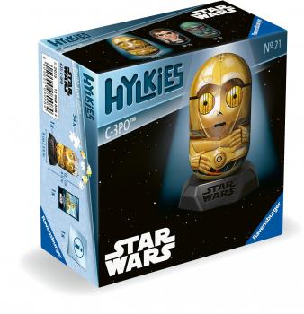 54 Teile Ravensburger 3D Puzzle Hylkies Star Wars C3PO Sammelfigur 12008008