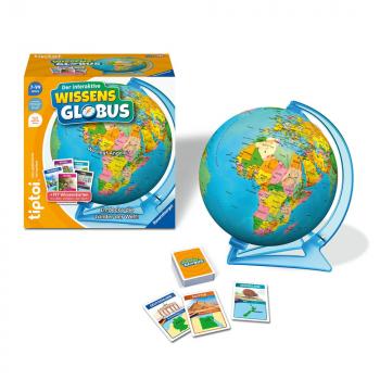 Ravensburger tiptoi Lernspiel Der interaktive Wissens-Globus 00107