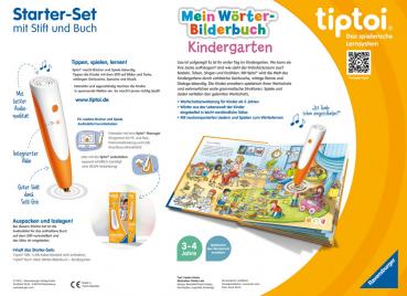 Ravensburger tiptoi Starter-Set Stift und Wörter-Bilderbuch Kindergarten 00113