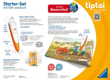 Ravensburger tiptoi Starter-Set Stift und Buch Auf dem Bauernhof 00114