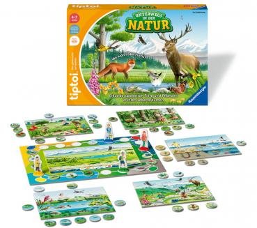 Ravensburger tiptoi Lernspiel Unterwegs in der Natur 00121