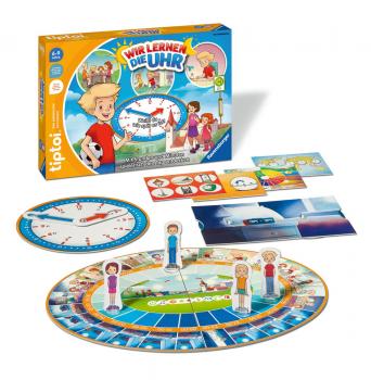 Ravensburger tiptoi Lernspiel Wir lernen die Uhr 00126