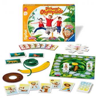 Ravensburger tiptoi Lernspiel active Dschungel-Olympiade 00129