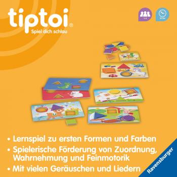 Ravensburger tiptoi Lernspiel Meine Farben und Formen 00168