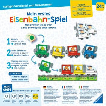 Ravensburger ministeps Spielzeug Mein erstes Eisenbahn-Spiel 04187