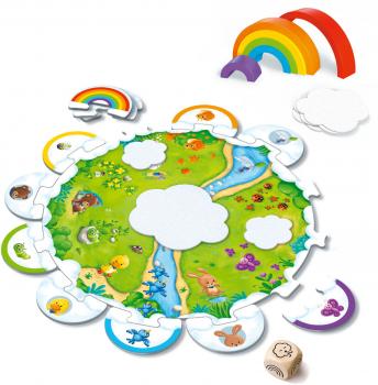 Ravensburger ministeps Kleinkindwelt Spielzeug Emils buntes Regenbogen-Spiel 04582