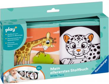 Ravensburger Babywelt Babyspielbuch Play+ Mein allererstes Spielbuch Wilde Tiere 04856