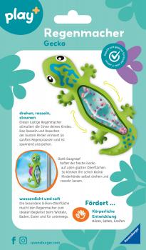 Ravensburger Babywelt Greifling Rassel Play+ Regenmacher Gecko 04870