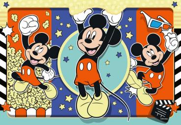 2 x 24 Teile Ravensburger Kinder Puzzle Mickey Mouse Film ab! 05578