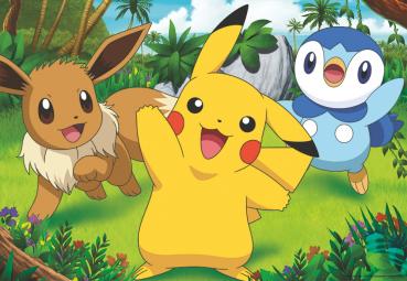 2 x 24 Teile Ravensburger Kinder Puzzle Pokémon Pikachu und seine Freunde 05668