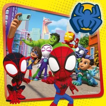 3 x 49 Teile Ravensburger Kinder Puzzle Spideys Abenteuer 05730